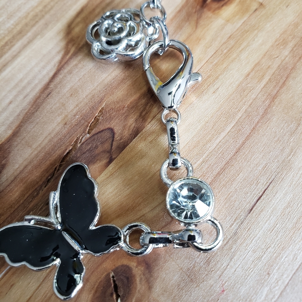 Butterfly Rhinestone Waist Chain - Picture 7 of 8